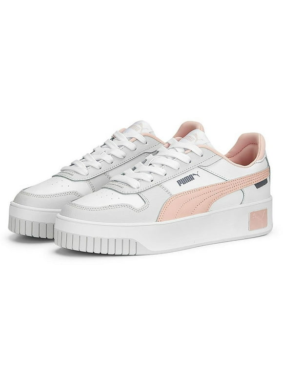 Puma Womens Carina Street Leather Lifestyle Casual And Fashion Sneakers