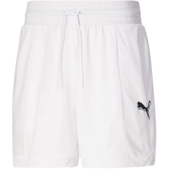 Puma - Womens Foundation Short, Color Puma White, Size: Small