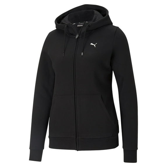 Puma Womens Logo Full Zip Hoodie