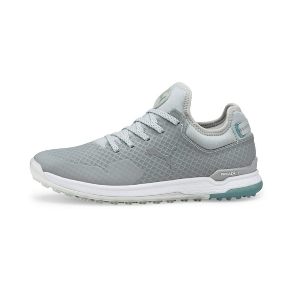 PUMA Women's Proadapt Alphacat Waterproof Spikeless Golf Shoe, 7.5 Medium Gray -