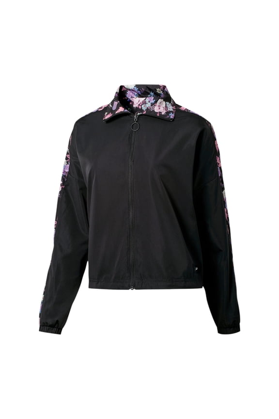 Womens Tabitha Simmons Reversible Track Jacket,Black,L