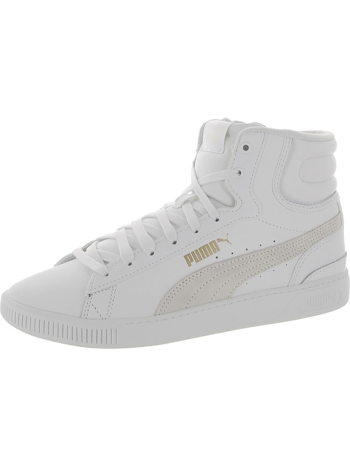 Puma Womens Vikky 3 Mid Leather High Top Skate Shoes Walmart