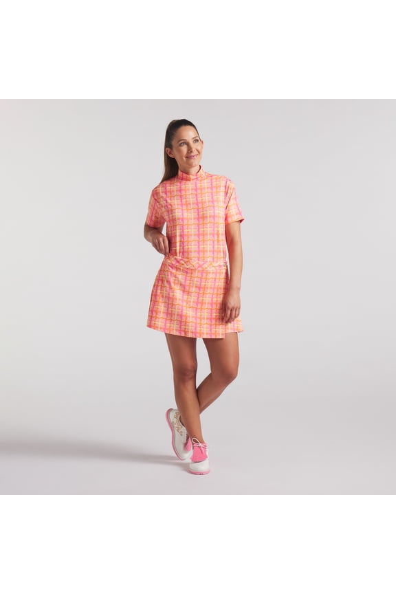 X DANI DAZEY CLOUDSPUN Mock Neck Pink Fruit Outerwear Women S