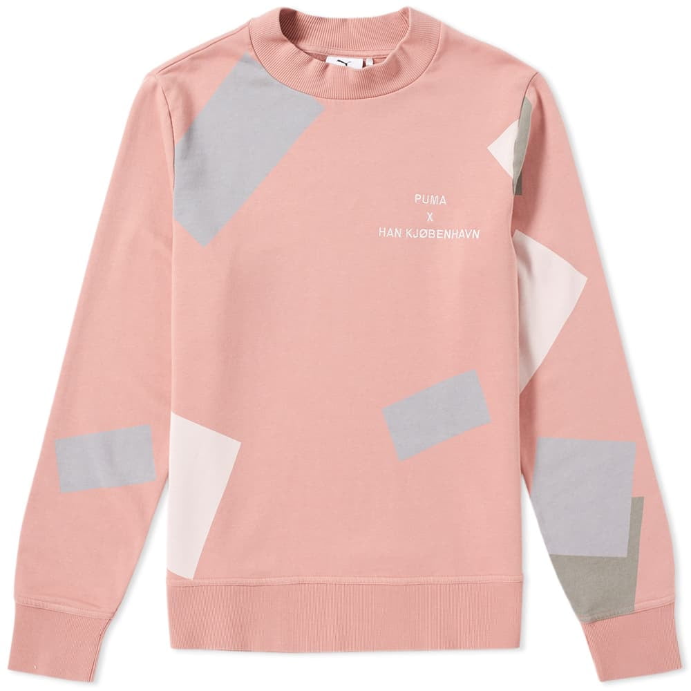 Puma X Han Kjobenhavn Mens Long Sleeve Crewneck Pullover Sweater  (beige/khaki/pink, Large L) - Walmart.com