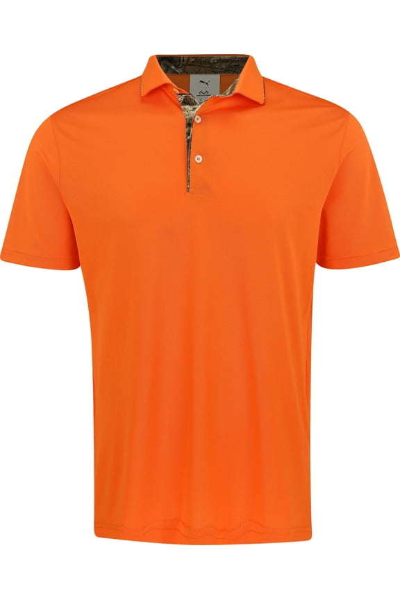 X REALTREE Tipped Rickie Orange Shirt Men M