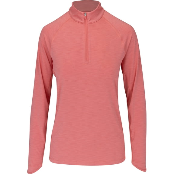 Puma You-V Quarter Zip Loveable Heather Outerwear Women M