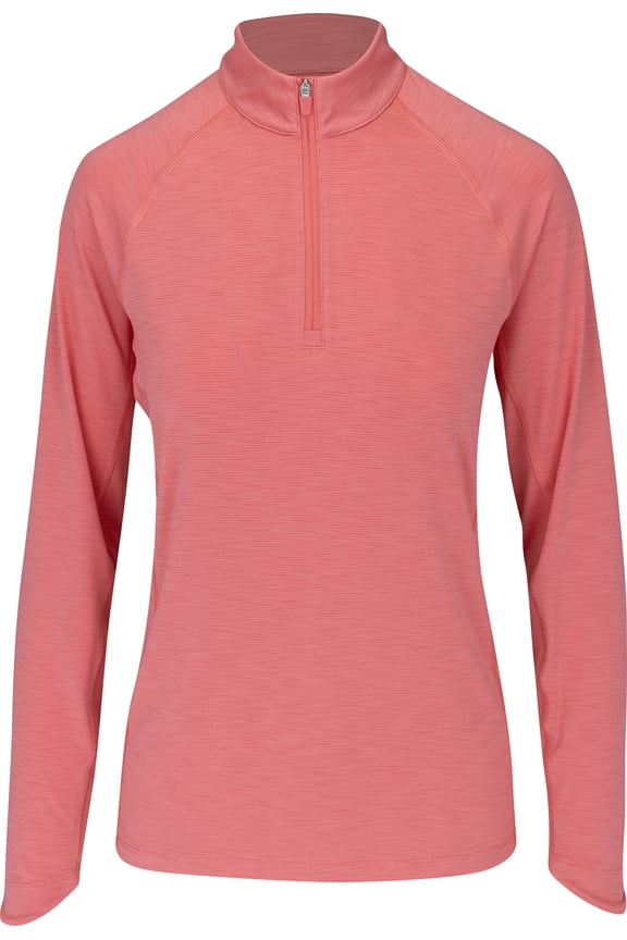 You-V Quarter Zip Loveable Heather Outerwear Women M