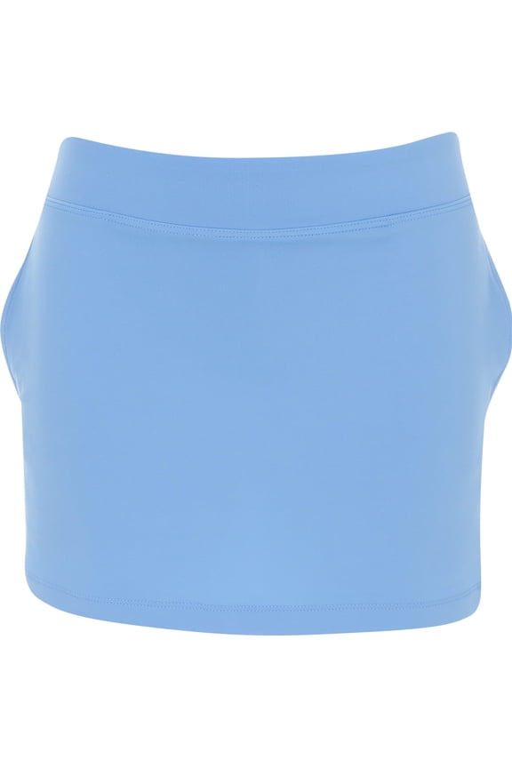 Youth Girls Knit Team Light Blue Skort Junior M