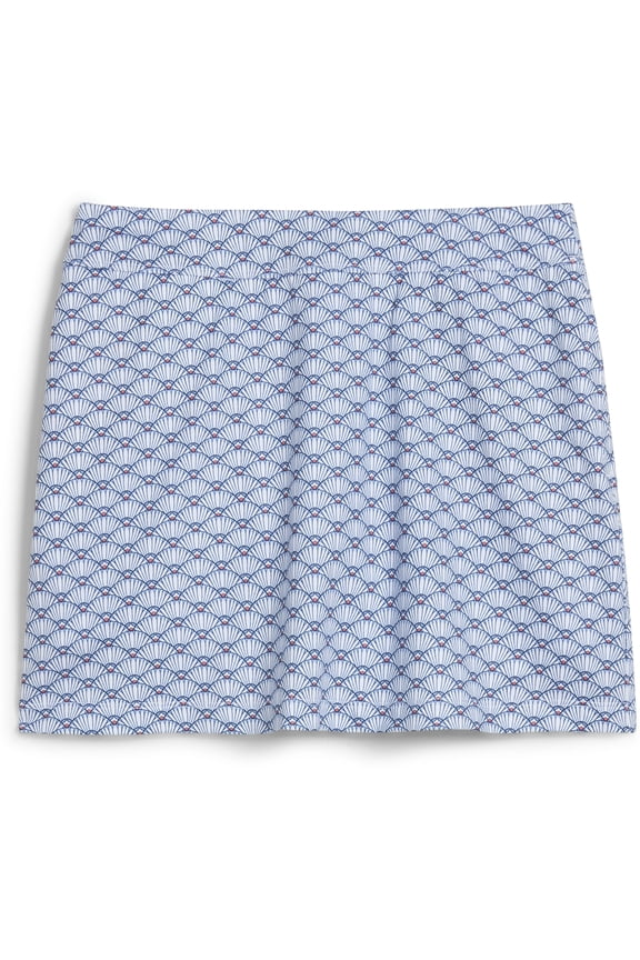 Youth Girls Scallop Knit White Glow Skort Junior XS