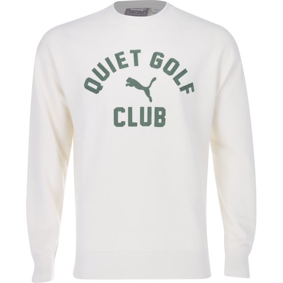 Puma x Quiet Golf Graphic Crewneck Warm White Outerwear Men XXL