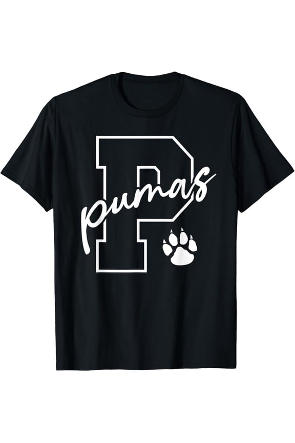 Pumas Athletic Baseball Basketball Football Design T-Shirt