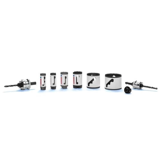 Pumbers Hole Saw Kit, 9 Piece