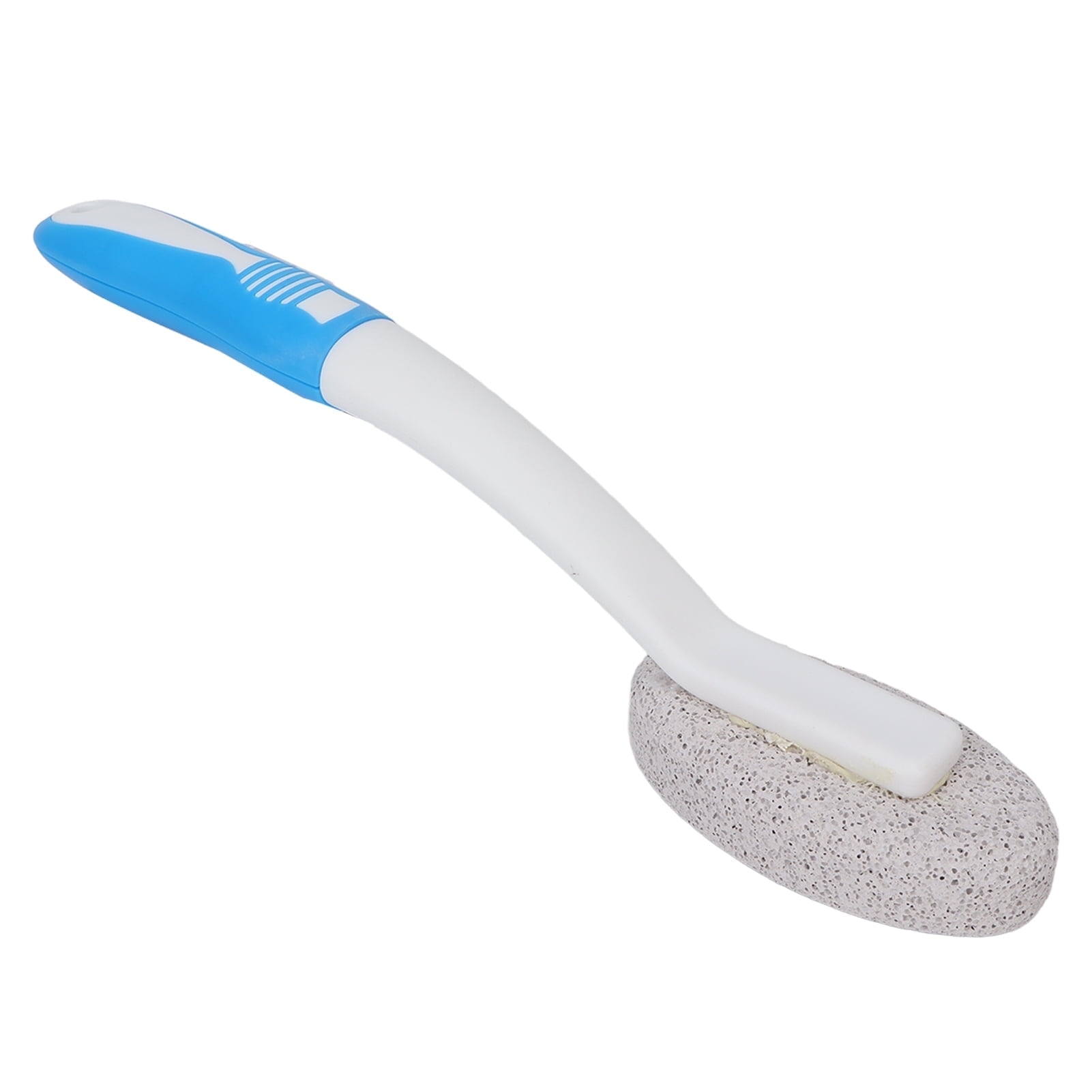 Pumice Brush Calcium Deposits Hard Water Remover for Bathroom, Kitchen Sink, Pumice Stone for Toilet Bowl Cleaning with Handle