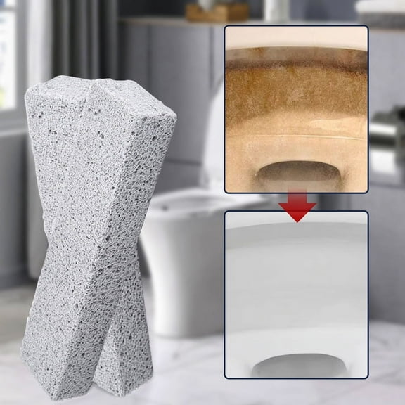 Pumice Cleaning Scrubber, Heavy-duty Pumice Stone for Toilet Bowl & Tile, 5.9 X 1.4 X 0.9, Non-scratch Surface Safe Rust & Stain Remover, for Bathroom Sink Grout Grill Pool Tub Home Cleaning