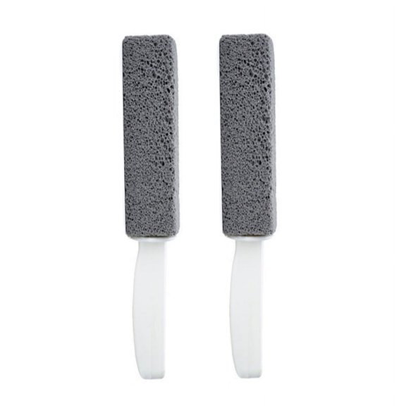 Pumice Cleaning Stone with Handle Toilet Bowl Cleaner Stains Remover for Bath, Pool, Kitchen, Household Cleaning