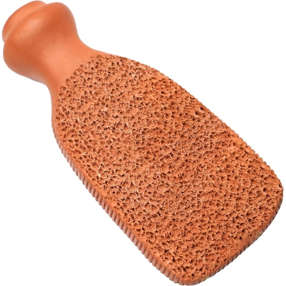 Pumice Stone for Feet - 2-Sided Terra Cotta Foot Scrubber, Professional Exfoliating Clay Stone for Feet Hands Body Care - Pumice Stone for Feet Callus Remover & Dead Skin