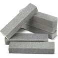 thumbnail image 1 of Pumice Stone for Toilet Bowl Cleaning, Remove Hard Water Rings, Limescale Stains, Calcium Buildup, Iron and Rust, Pumice Stick for Bathtubs, Pool Shower Tiles, Kitchen, Household, 6 Count, 1 of 5