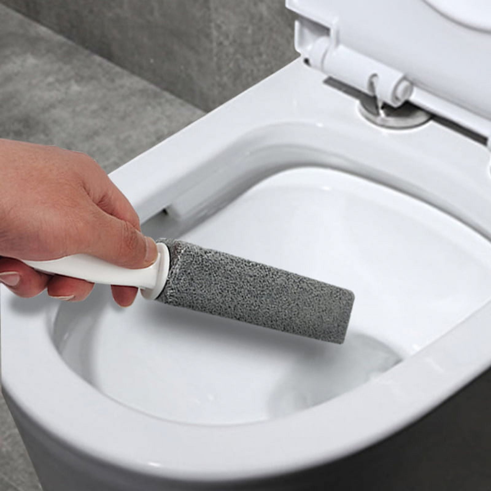 Pumice Stone Toilet Brush Bathroom WC Toilet Cleaning Brush Wand Tile ...