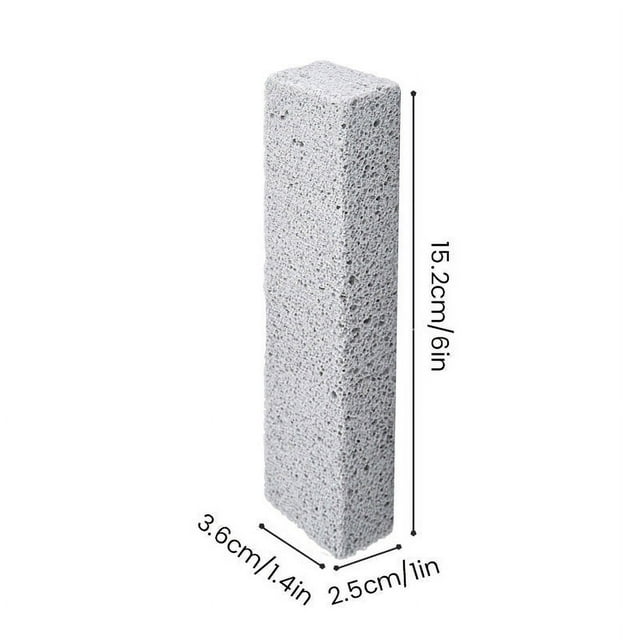 Pumice Stone for Toilet Cleaning Bowl Stick,Powerfully Cleans Hard