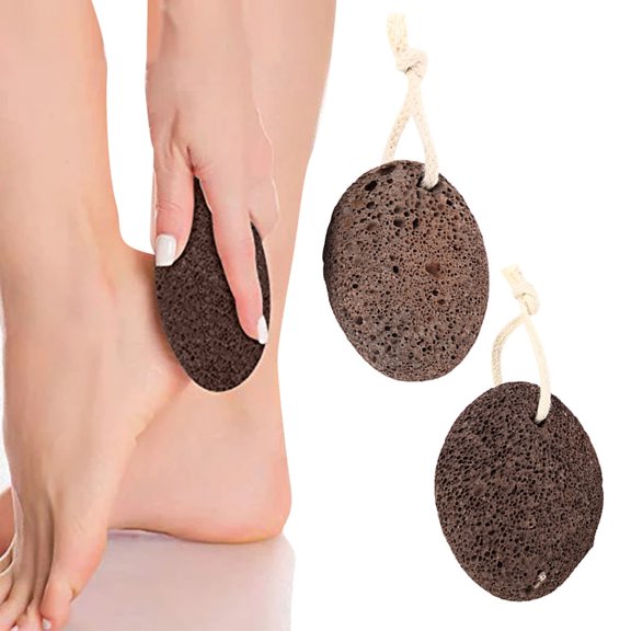 Pumice Stone - Volcanic Stone Foot Scrubber with Hanging Rope, Exfoliating Dead Skin Remover Tool, Foot Masks Easter Mother'S Day Base Care