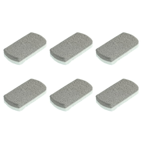 Pumice Stone for Feet, Double Sided Pedicure Tools Hard Skin glass Callus Remover, Exfoliates Feet & Smooths SkinGreyquantity:6 pieces;