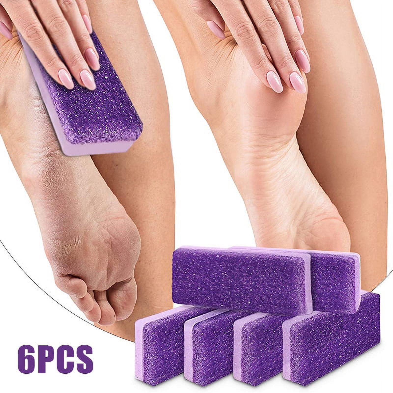 Salvmary Foot Scrubber Sponge Buffer Pad Callus Remover for Feet, Heel Scrub  Pedicure File Stone Exfoliator Tools for Dead Skin Removal 2Pcs UAE