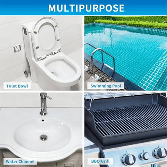 Pumice Stone for Toilet Bowl Cleaning, Rust.Remover for Tile, White