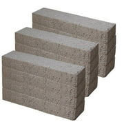 Pumice Stones 12 Pack for Toilet Cleaning Pumice Sticks Remove Toilet Bowl Hard Water Rings, Calcium Buildup and Rust Cleaning Stone Pumice Stone for Toilet Bowl, Pool, Bath, Kitchen, Barbecue