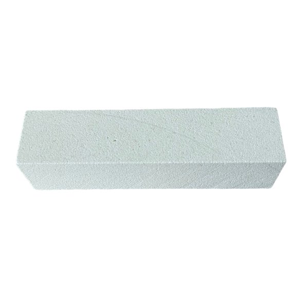 Pumice stone in solid form for dressing/cleaning of silicone polishing wheels