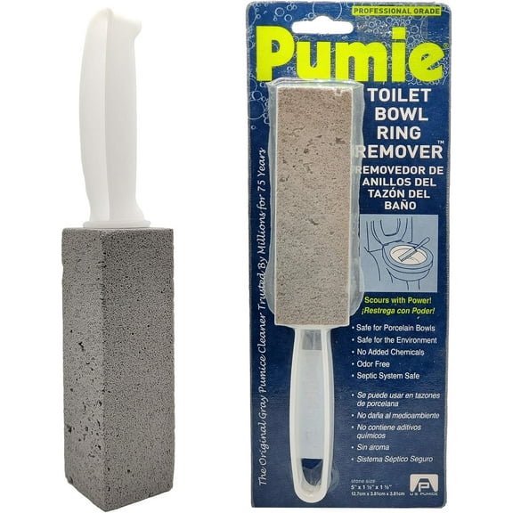 US Pumice Pumie Toilet Ring Remover Gray