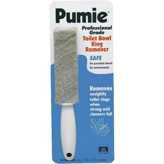 Pumie Toilet Bowl Ring Remover,No TBR-6, U.S. Pumice, 3PK