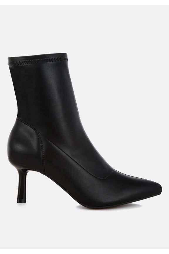 Pumila Stiletto Heel Sock Boots