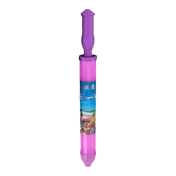 Pump Action Water Blasters 1 Pack Transparent Water Guns Safe Plastic Large Capacity Summer Outdoor Pool Beach Backyard Water Fight Toy,Purple 1.85*17.44In