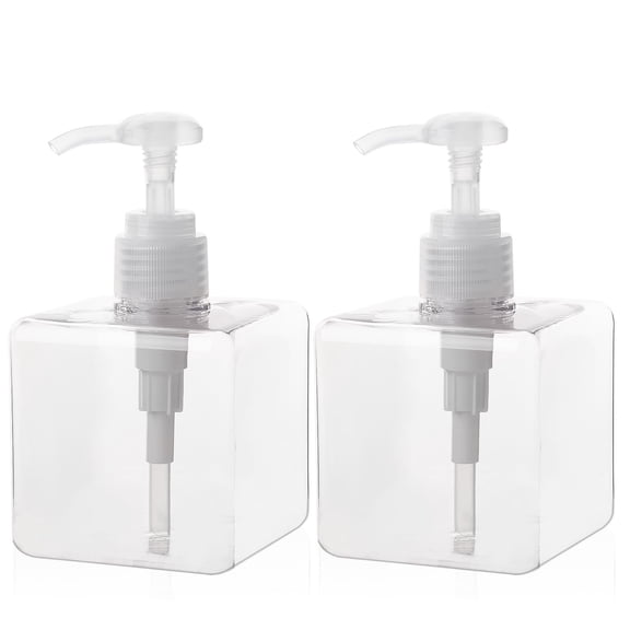 Pump Bottle, Refillable Plastic Empty Lotion Soap Dispenser