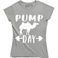 thumbnail image 1 of Pump Day WooHoo Graphic Workout Gym Fitness Women's T-Shirt, 1 of 4