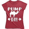 thumbnail image 1 of Pump Day WooHoo Graphic Workout Gym Fitness Women's T-Shirt, 1 of 4