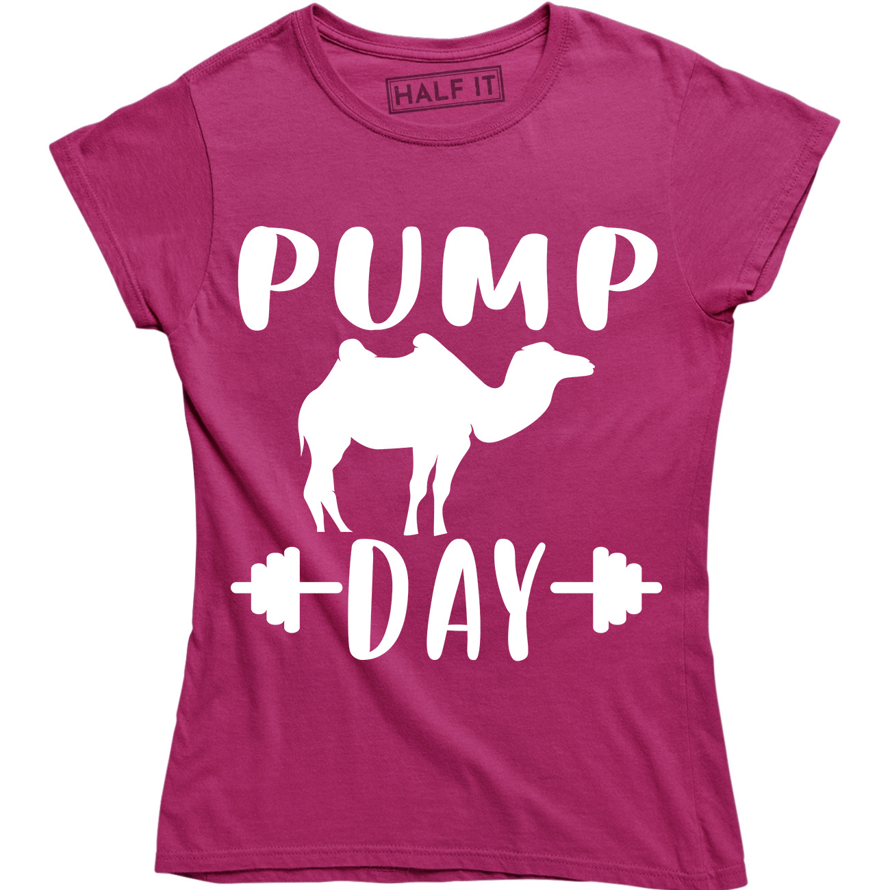 Pump Day WooHoo Graphic Workout Gym Fitness Women's T-Shirt - image 1 of 4
