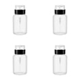 thumbnail image 1 of Pump Dispenser Bottle For Nail Polish Remover Push Down Empty Plastic Makeup Remover Liquid Pumping Dispenser Bottle 4PCS, 4.7x2.4 inch, Clear 4Packs, 1 of 9