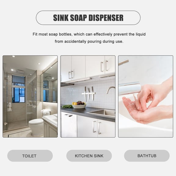 Rust-Resistant Stainless Steel Replacement Pump Dispenser Lids for Bottles, Perfect for Soap, Shampoo, Lotion, and Foaming Jar Pumps