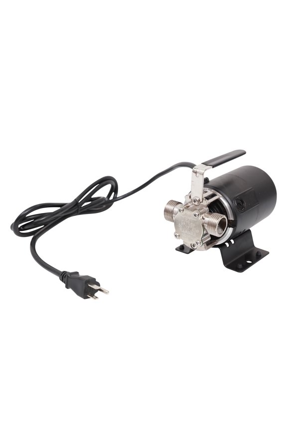 Efficient Mini Utility Transfer Pump, 115V AC 1/10 HP Powerful Motor 330GPH Plug-In Design Hose Sprinkler Pump for Tanks, Garden , Swimming Pool