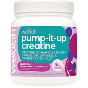Pump-It-Up Creatine (100 Servings, Blueberry Pomegranate) - Creatine Monohydrate with Dandelion, Uva Ursi, & Cranberry Extract