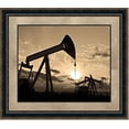 thumbnail image 1 of Pump Jack VI | Framed Oil and Gas Art in Double Mat | 29L X 35W" Inches, 1 of 3
