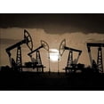 thumbnail image 1 of Pump Jack at Dawn | Oil and Gas Art on Gallery Wrapped Canvas | 30L X 45W" Inches, 1 of 4