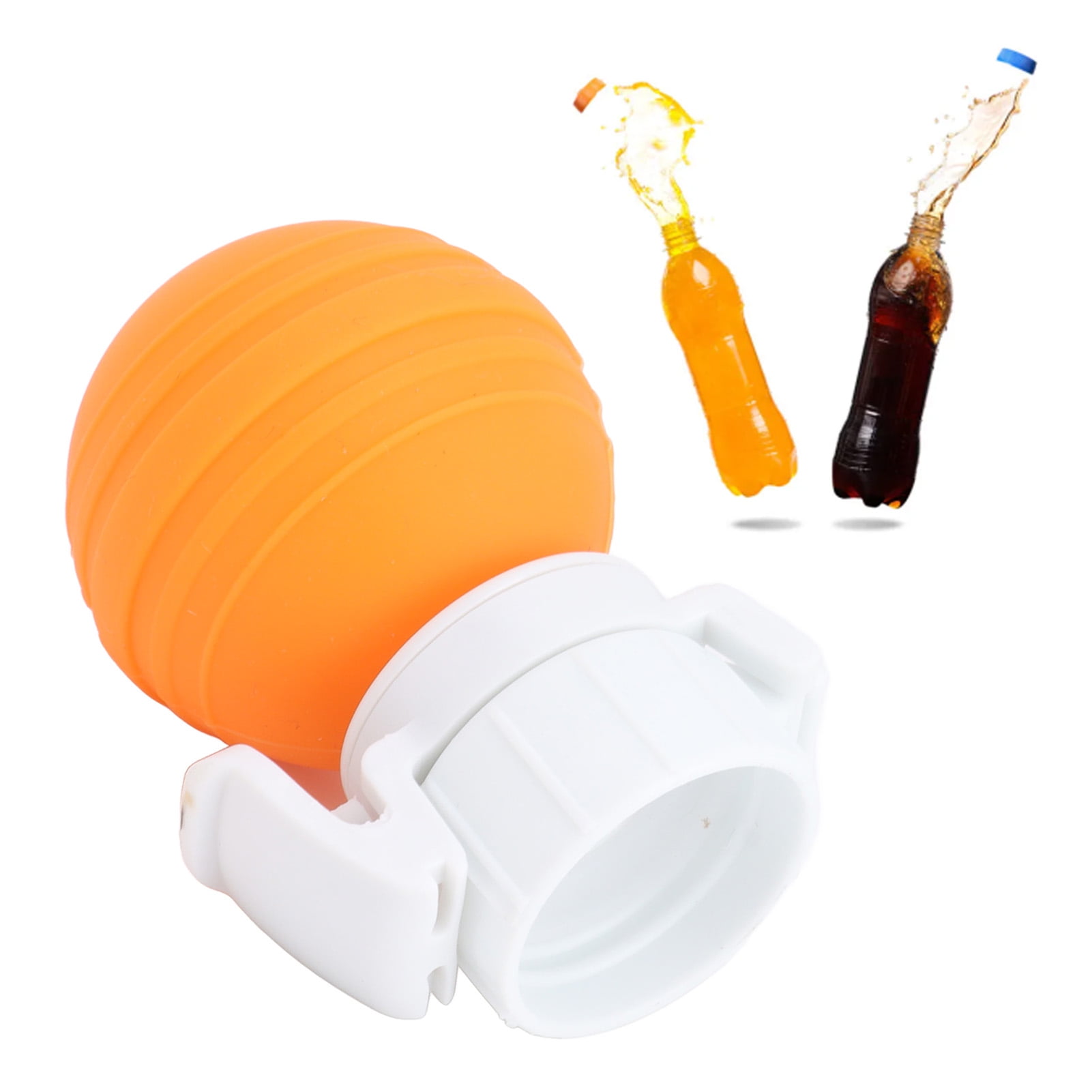 Pump Lid Soda Bottle Cap With Air Pump,Reusable Silicone LeakProof Fizz