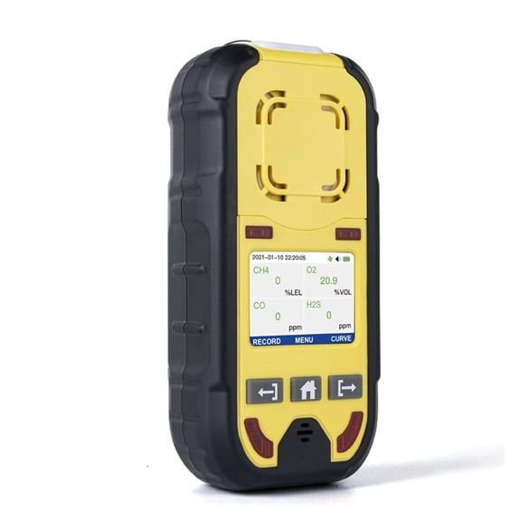 Pump Multi Gas Detector Gas Meter O2 H2S CO LEL 4 In 1 Oxygen Hydrogen Sulfide Carbon Monoxide Leak Detector