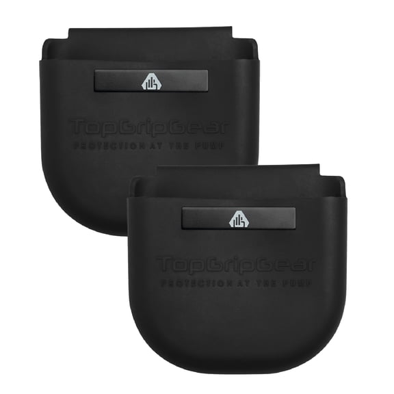 Pump Pal Reusable Fueling Glove | Protect Hands from Filthy Gas Pump Handles and Keypads | Easy Install, Attaches with Magnets Inside Your Gas Tank | Universal Size, One Hand Slip-On | Black, 2 Pack