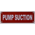 thumbnail image 1 of Pump Suction Sign (Aluminium Reflective !!!, RED 2X6)(ref-2022-4), 1 of 3