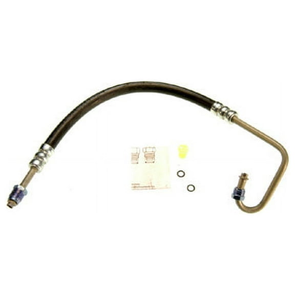 Pump To Gear Power Steering Pressure Line Hose Assembly - Compatible with 1987 - 1991 GMC V2500 Suburban 5.7L V8 GAS 1988 1989 1990