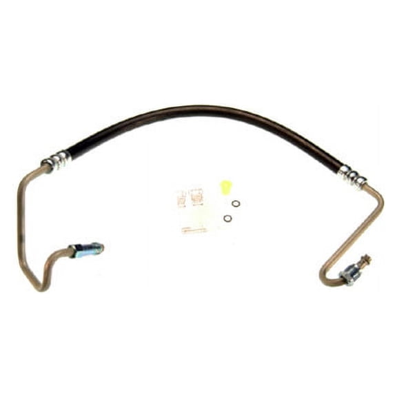 Pump To Gear Power Steering Pressure Line Hose Assembly - Compatible with 1997 - 2002 Jeep Wrangler 4.0L 6-Cylinder GAS 1998 1999 2000 2001