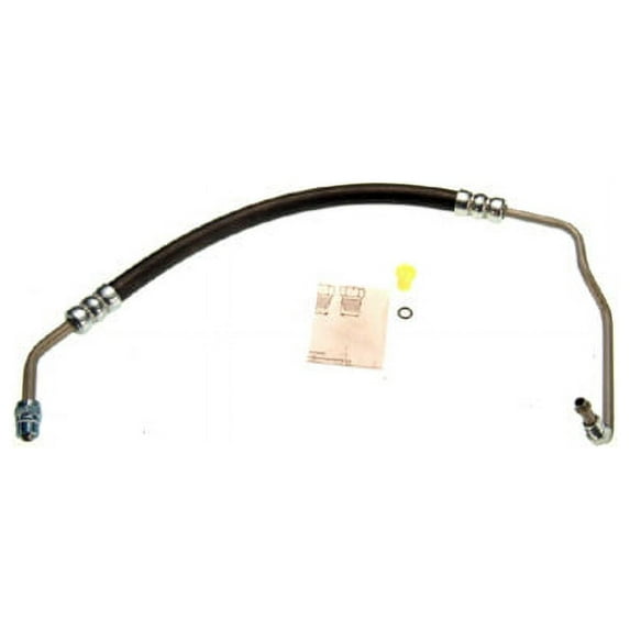 Pump To Gear Power Steering Pressure Line Hose Assembly - Compatible with 1997 - 2003 Ford F-150 1998 1999 2000 2001 2002